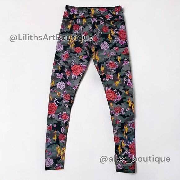 Zumba Revolution Perfect Long Leggings Dark Walnut Size S (E031) - Picture 4 of 5